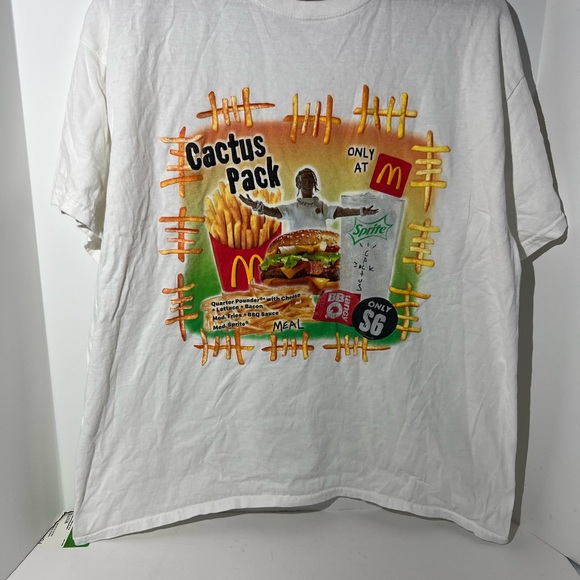 Cactus Jack by Travis Scott Other - White Cactus Pack‎ Graphic T-Shirt
